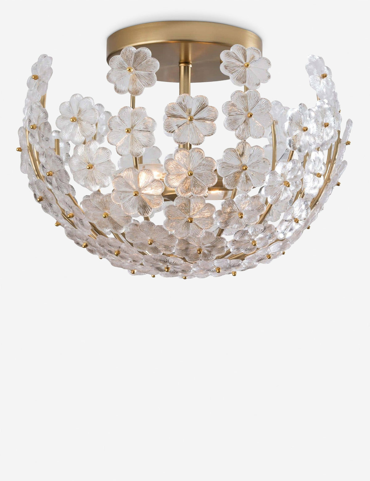 Charlotte Semi-Flush Mount Light - Semi Flush Ceiling Light Light in a room