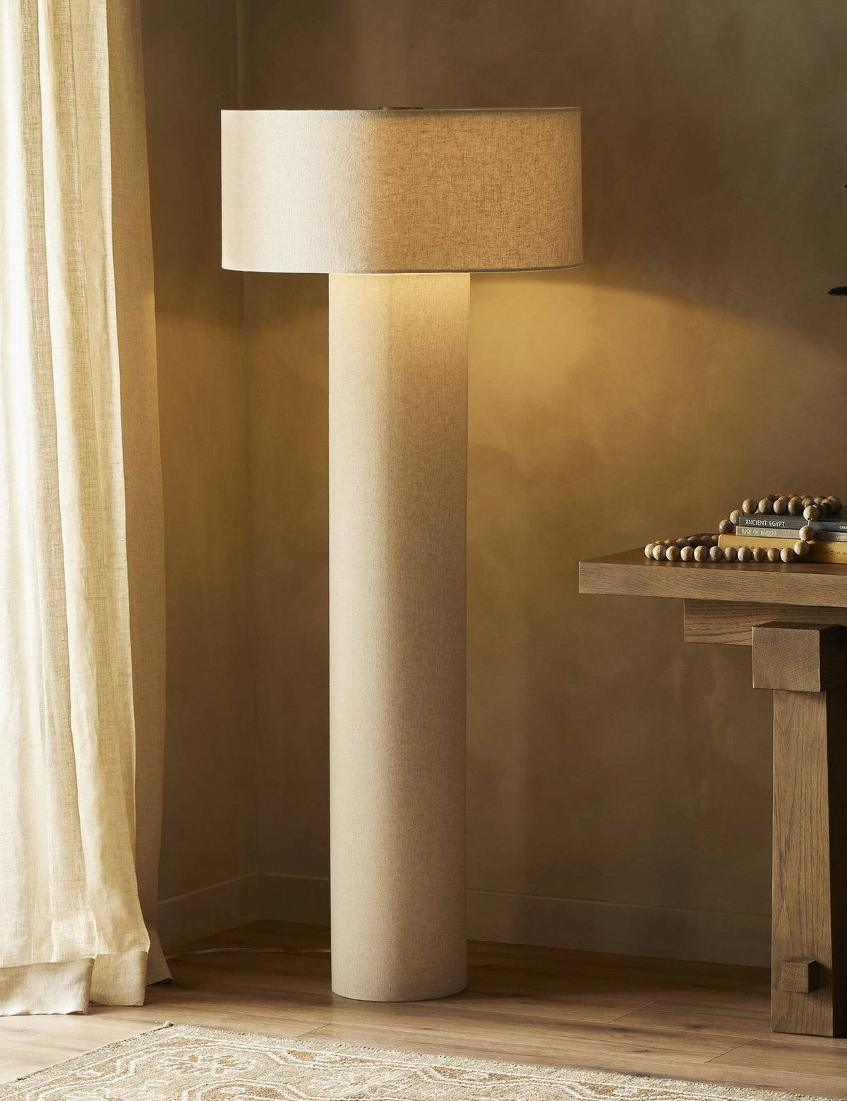 Solstice Floor Lamp - Living Room Floor Lamp for Living Rooms in a room