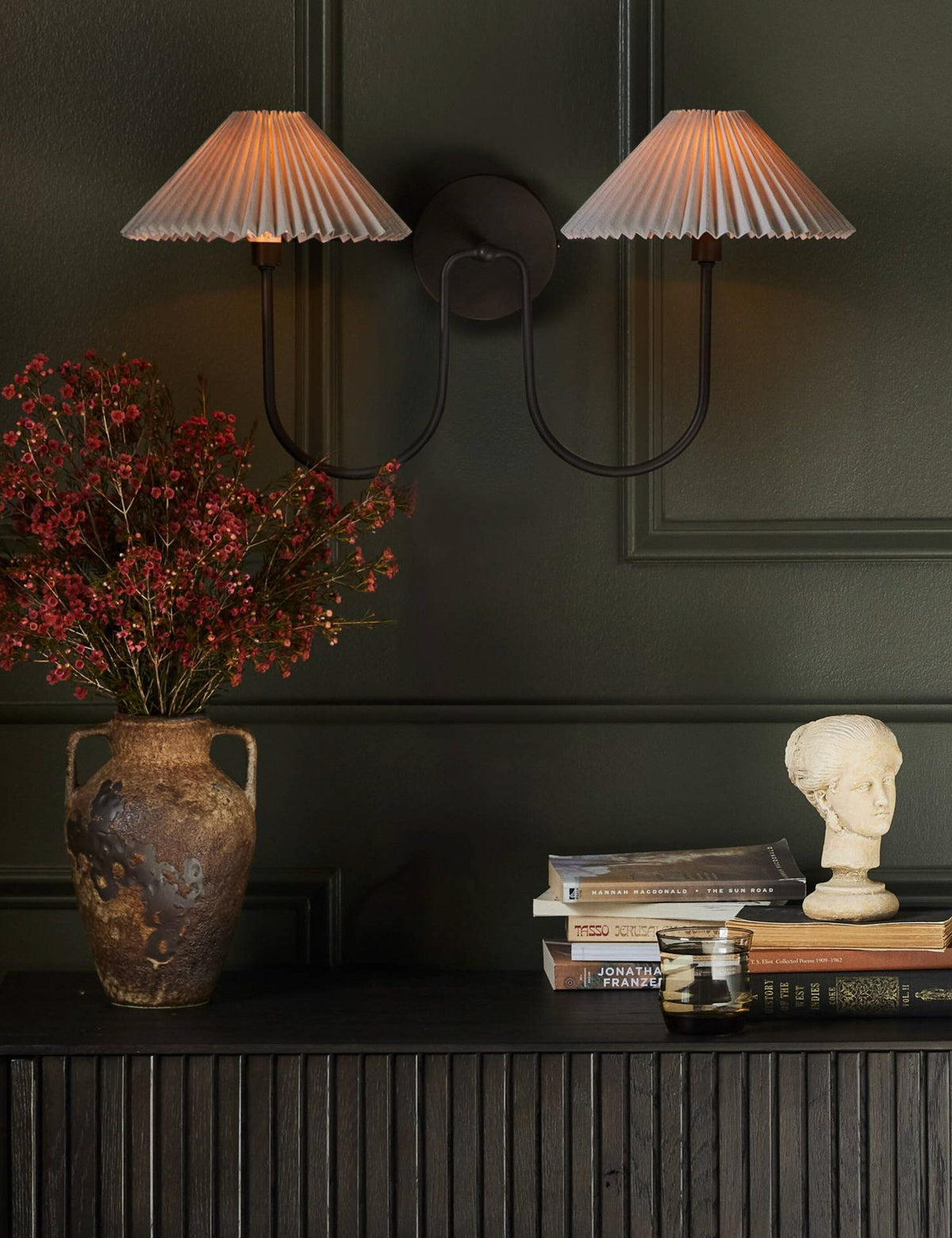 McVea Double Sconce - Wall Sconce Lighting for Bedrooms Fixture in a room