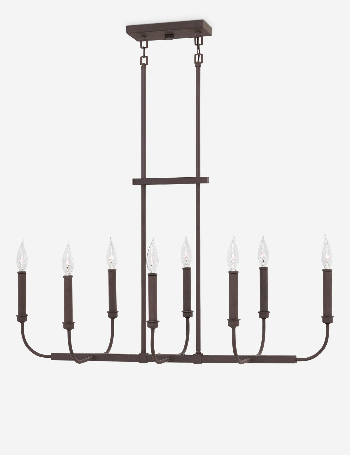 Parsons Linear Chandelier - Dining Room Chandelier Fixture Modern Home