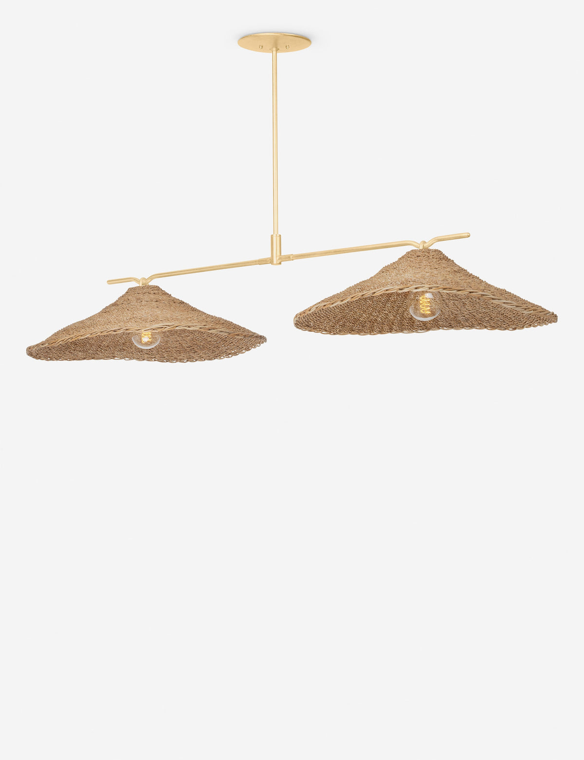 Nura Linear Pendant - Linear Kitchen Pendant Light for Kitchen Islands in a room