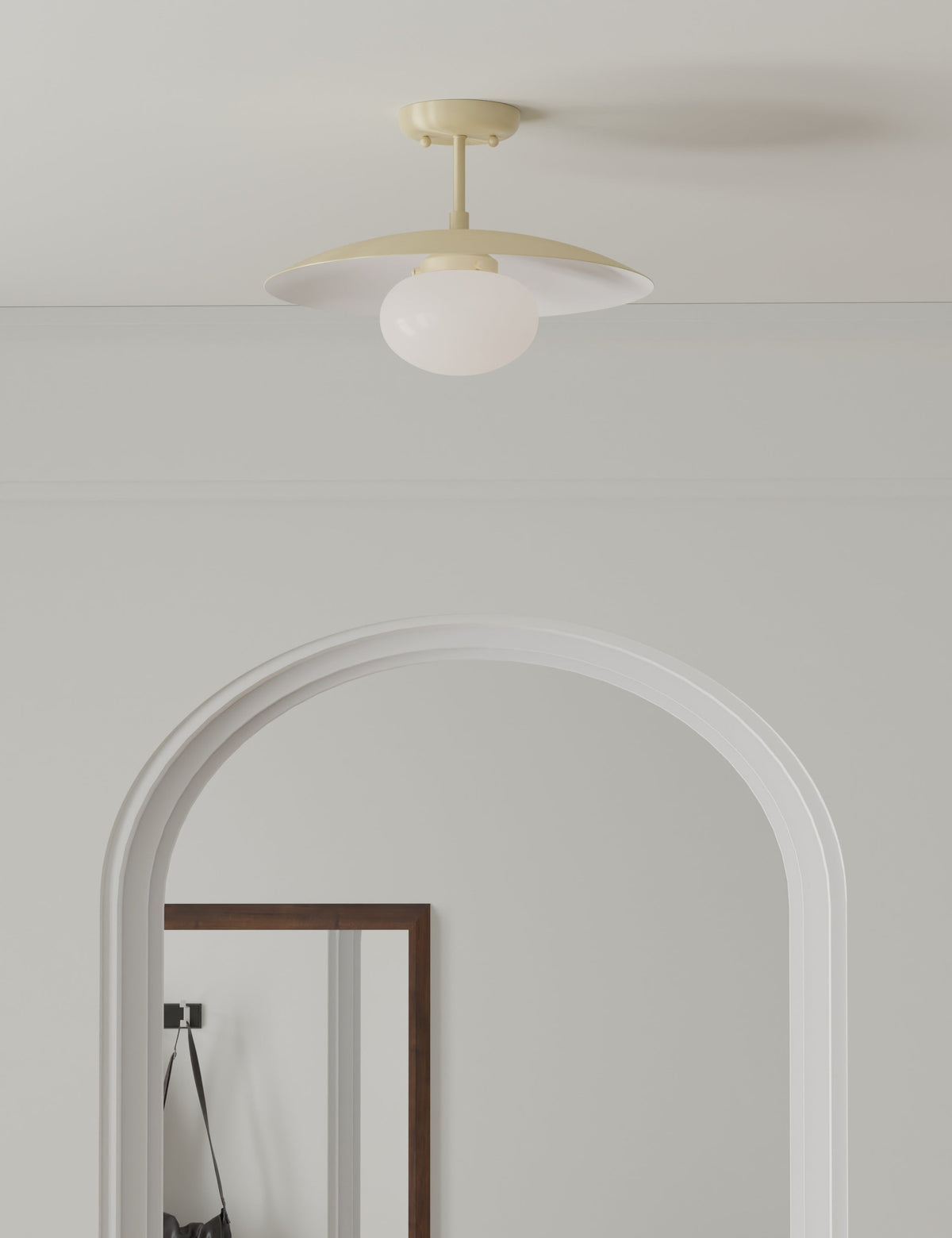 Shah Semi-Flush Mount Light - Semi Flush Ceiling Light for Bedrooms