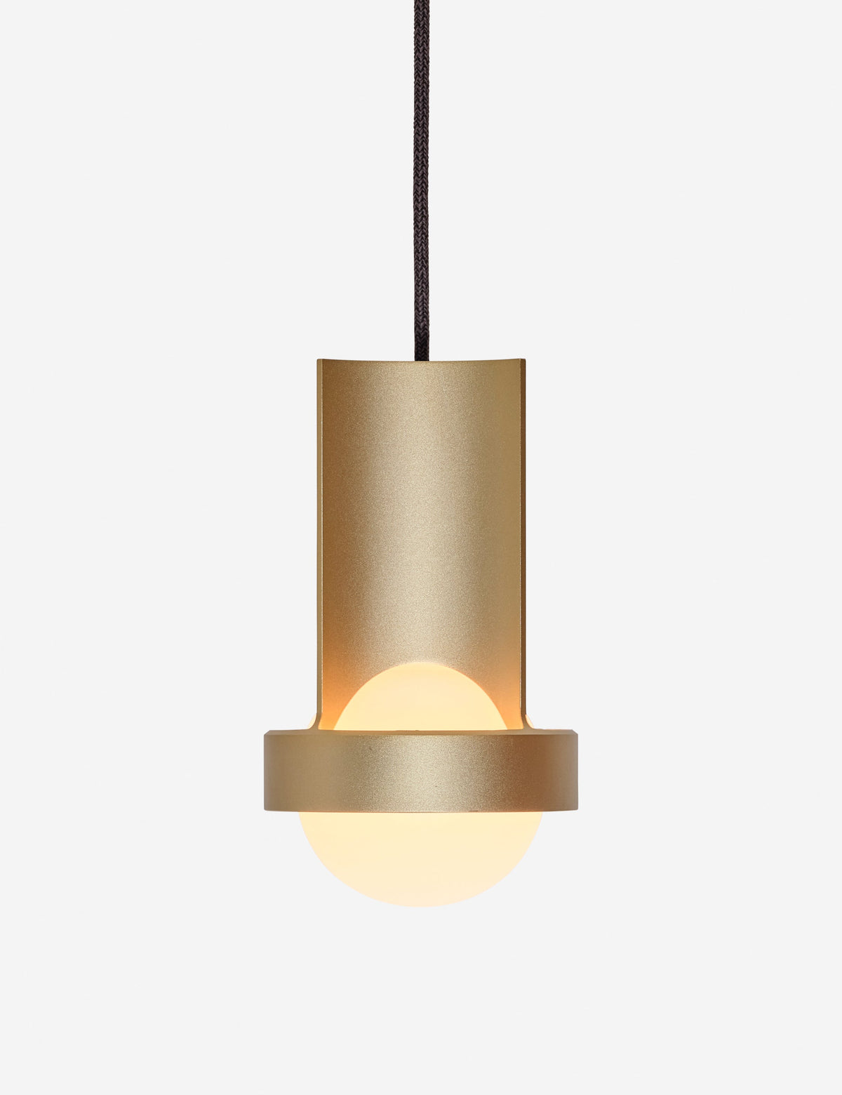 Loop Pendant Light with Sphere III - Modern Ceiling Pendant Light in a room