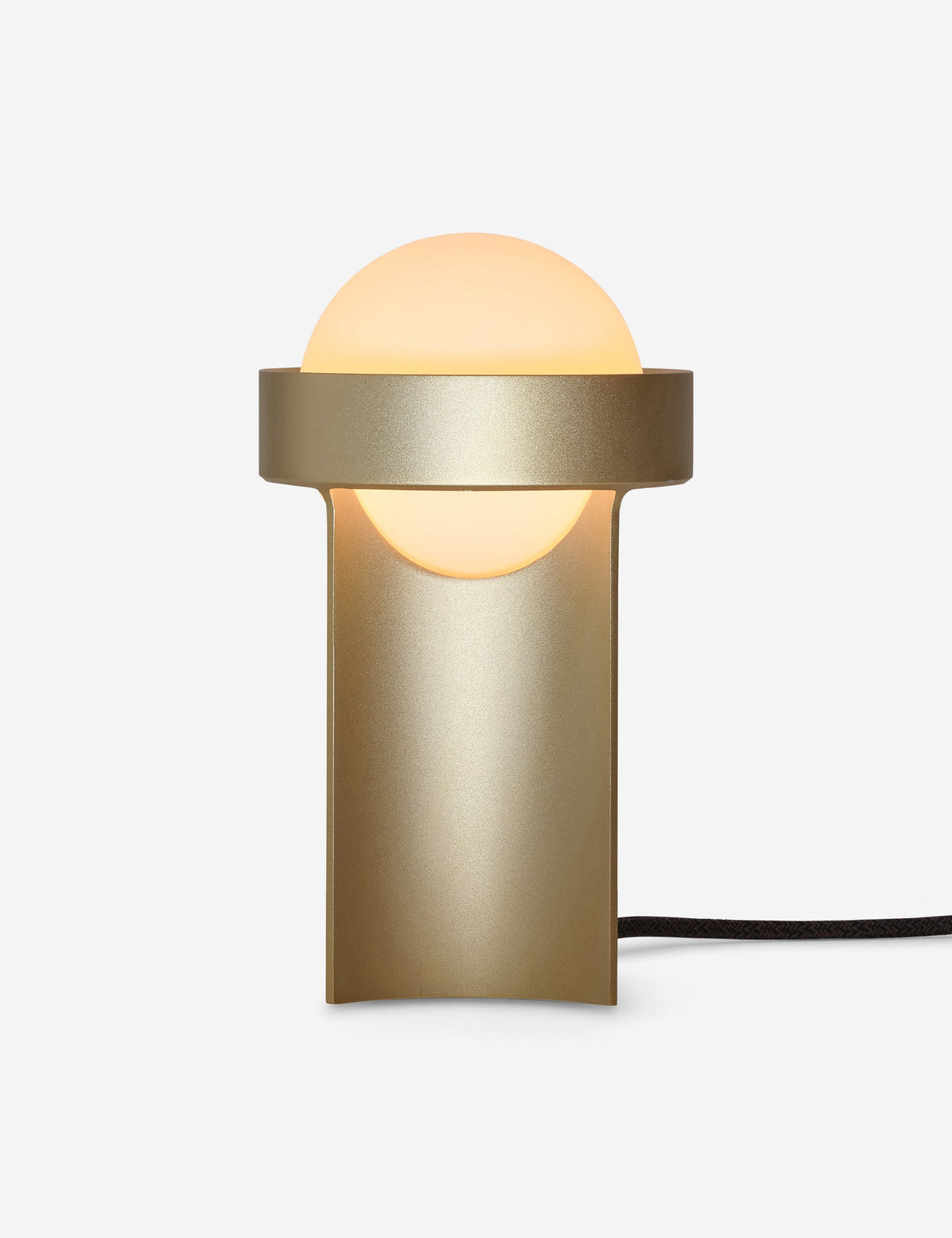 Loop Table Lamp with Sphere III - Designer Table Lamp for Nightstands in a room