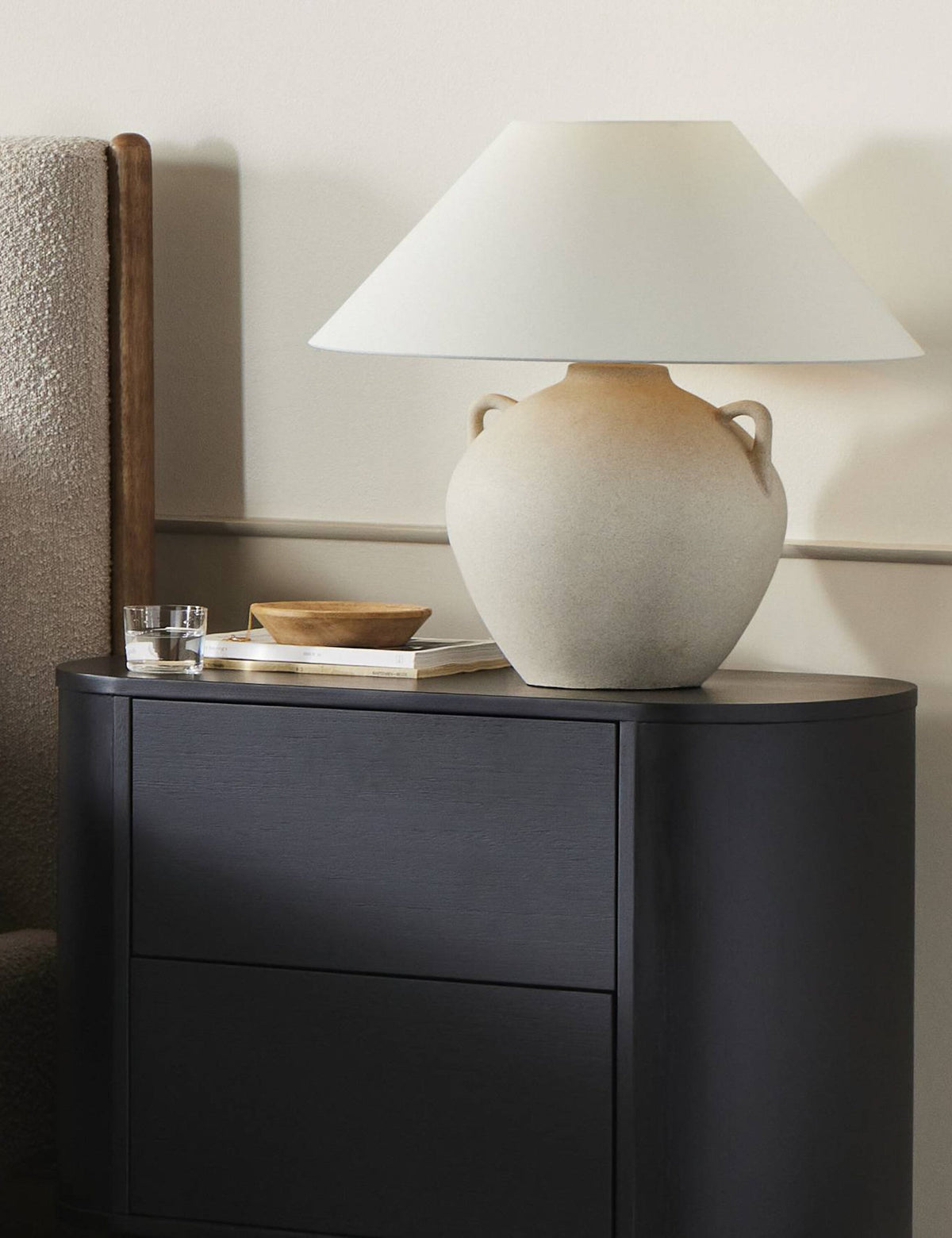 Coralyn Table Lamp - Designer Table Lamp for Nightstands Light in a room