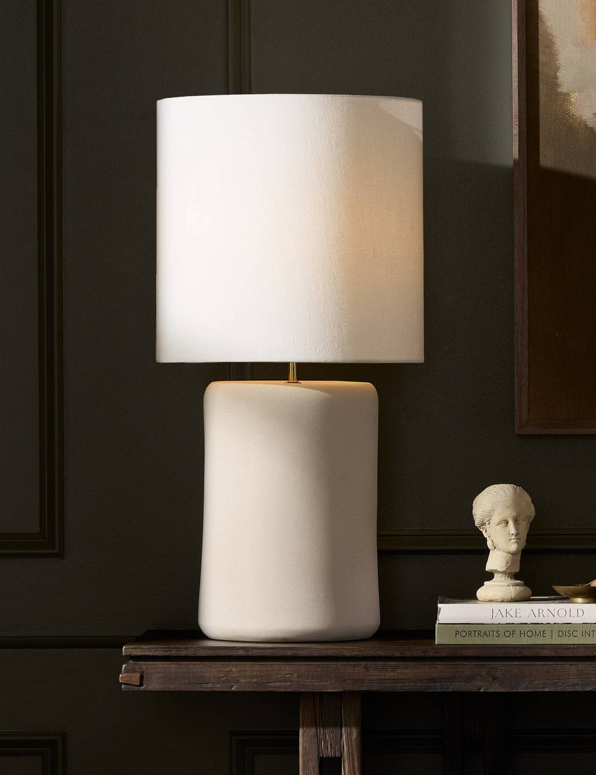 Elkin Table Lamp - Designer Table Lamp for Nightstands | Home Lighting in a room