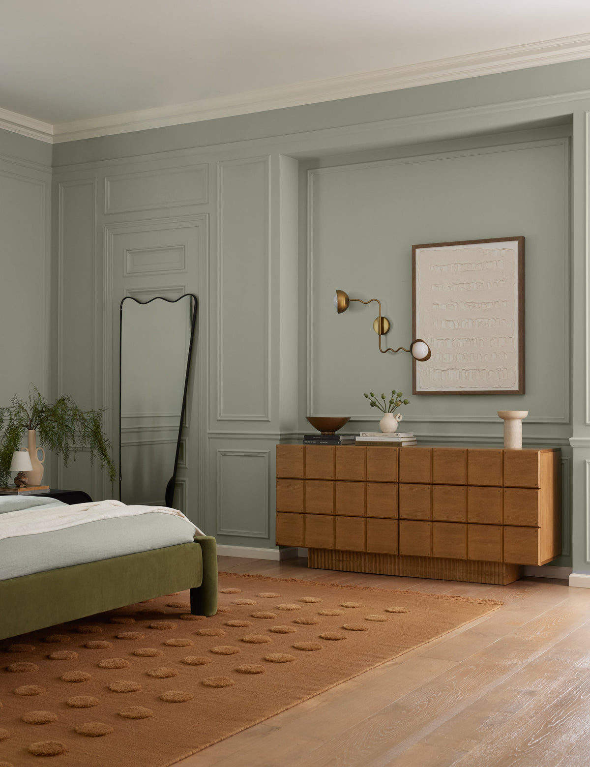 Kukka Adjustable Sconce - Wall Sconce Lighting for Bedrooms Fixture in a room