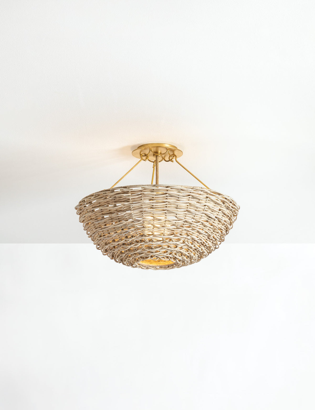 Rakesh Semi-Flush Mount Light - Semi Flush Ceiling Light for Bedrooms in a room