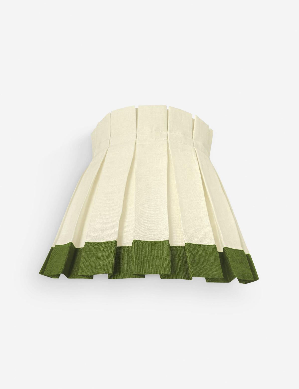 Color Block Classic Box Pleat Lampshade - Designer Table Lamp