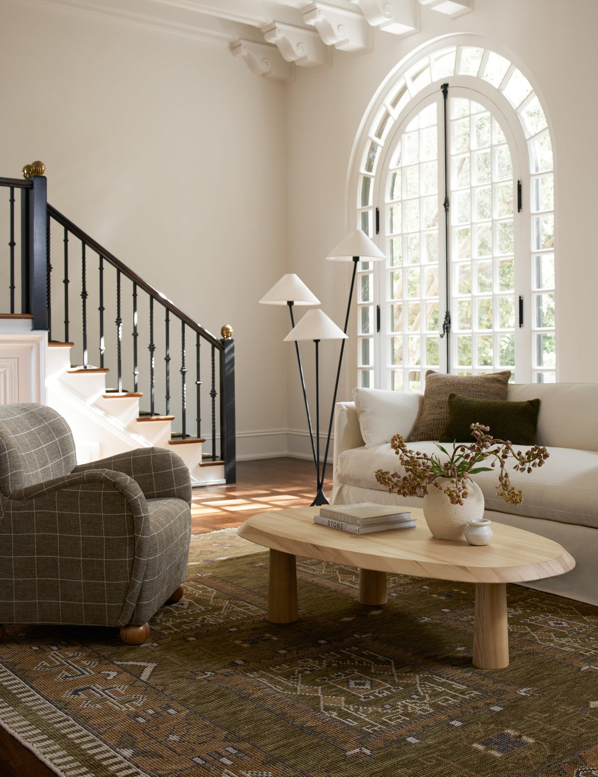 Cedar Floor Lamp - Living Room Floor Lamp for Living Rooms Light