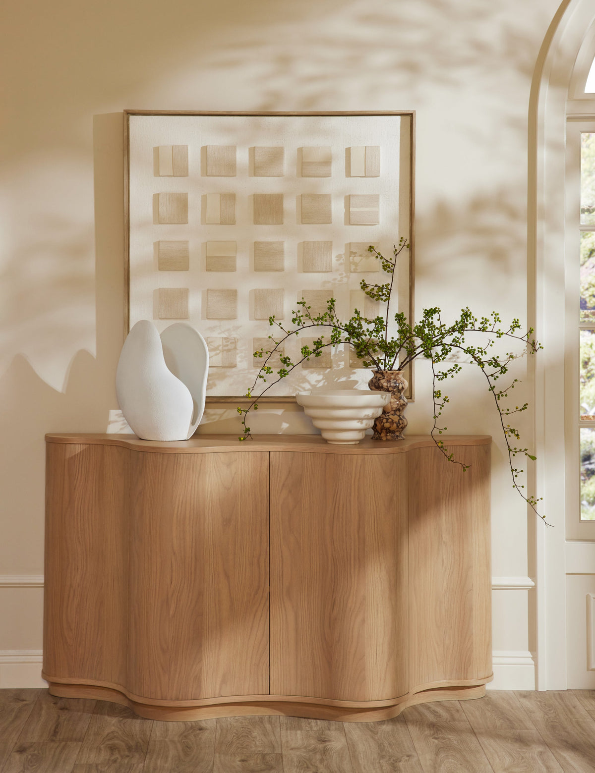 Soft Petal Table Lamp - Designer Table Lamp for Nightstands Light in a room