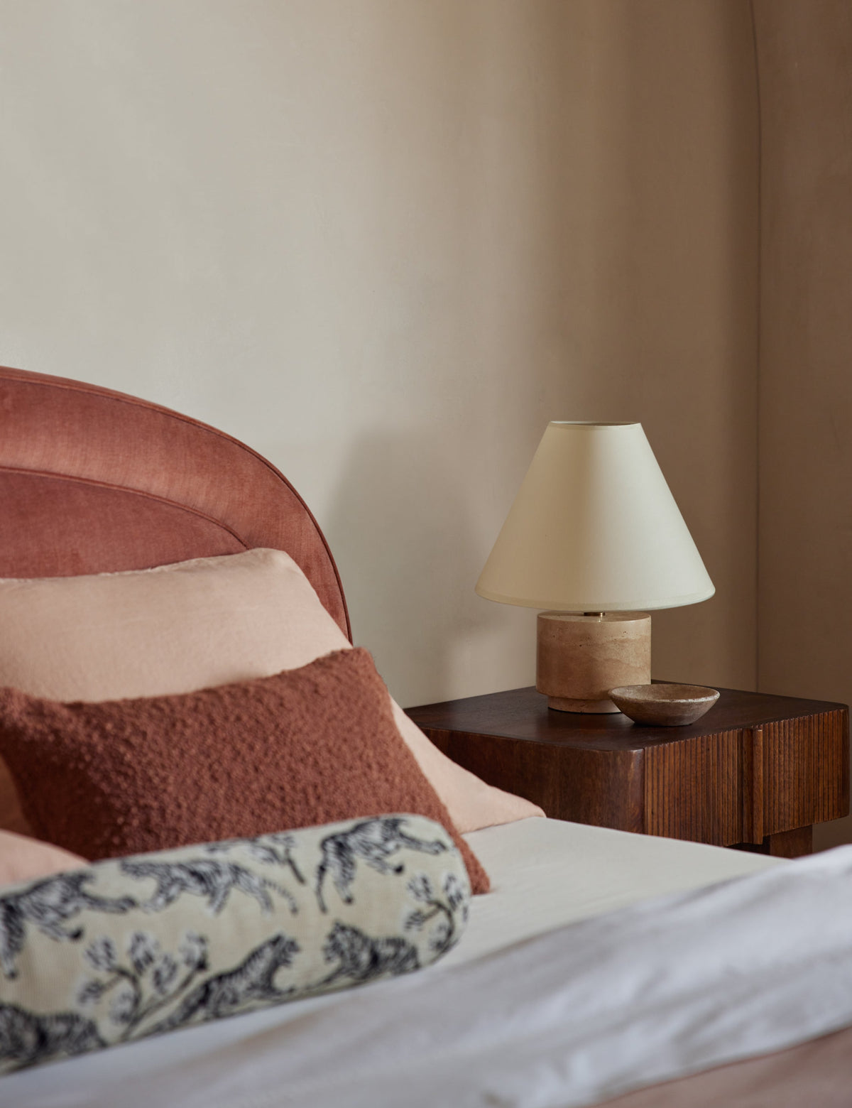 Bronte Table Lamp - Designer Table Lamp for Nightstands Light in a room