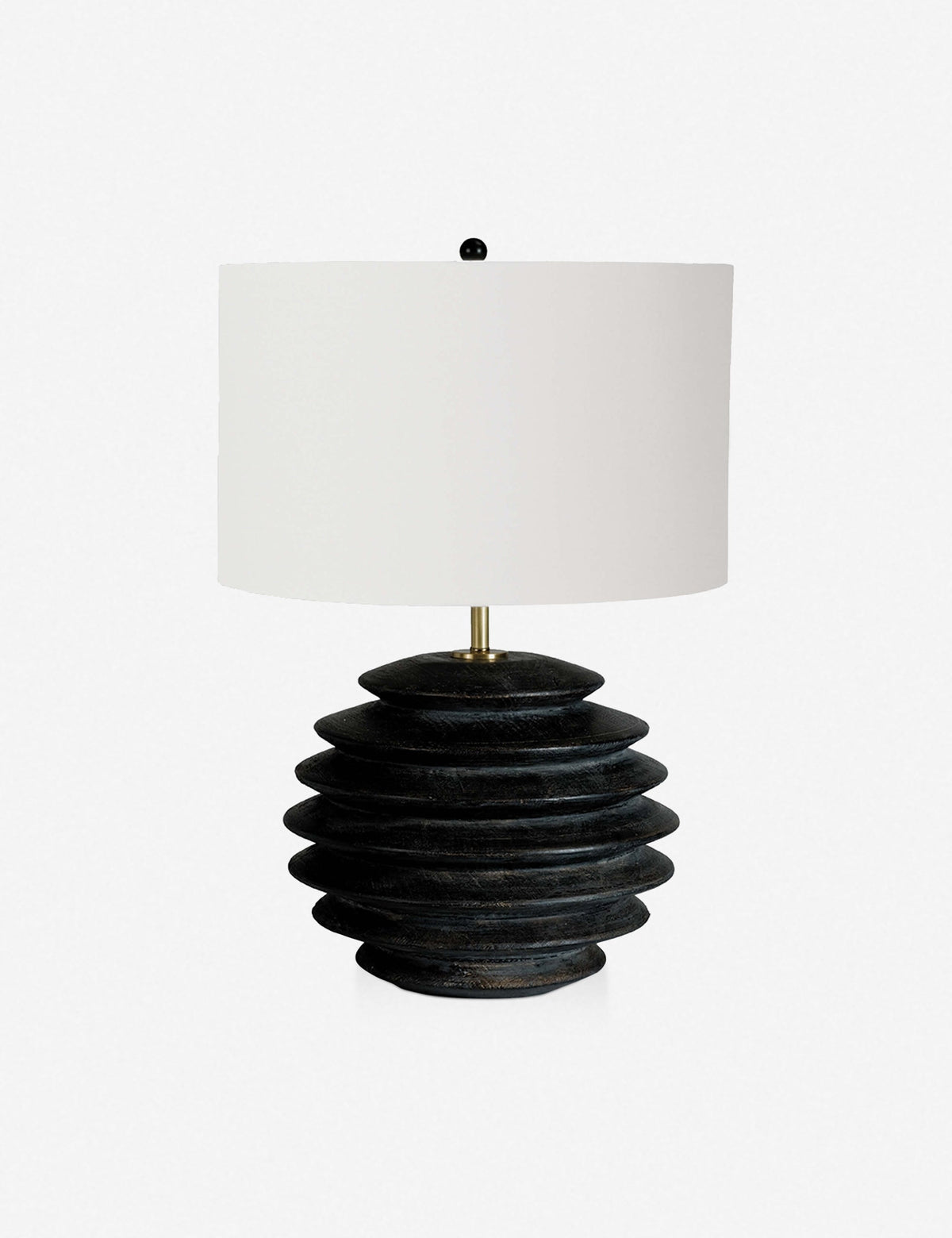 Accordion Round Table Lamp - Designer Table Lamp for Nightstands