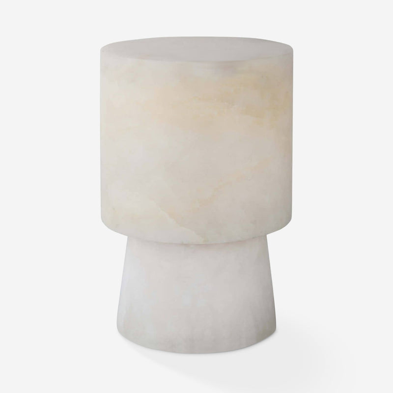 Hazel Alabaster Mini Table Lamp - Designer Table Lamp for Nightstands