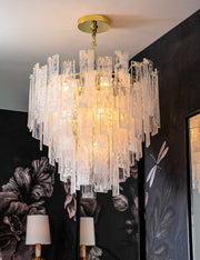 Glacier Chandelier - Dining Room Chandelier Fixture for Dining Rooms