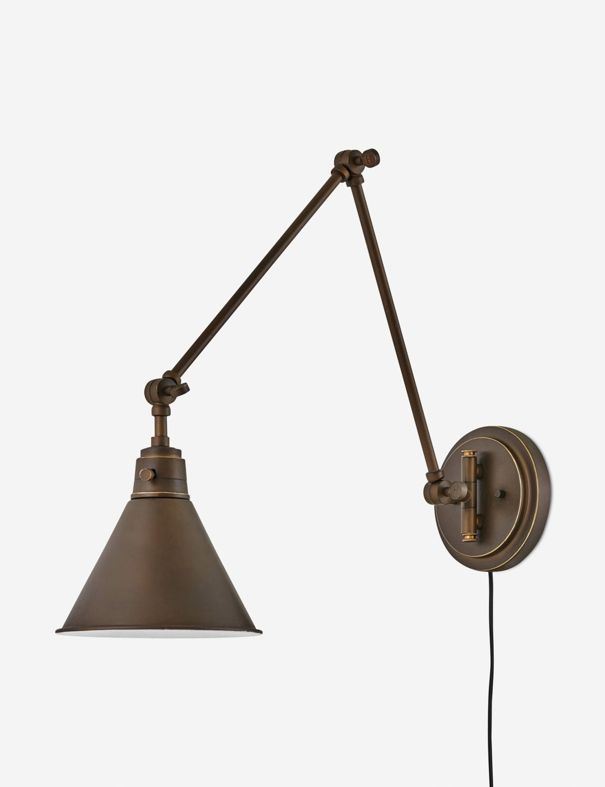 Lennon Plug-In Articulating Sconce - Wall Sconce Lighting for Bedrooms in a room