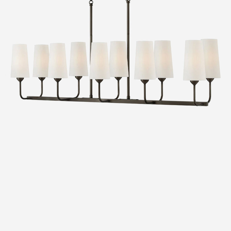 Dabney Linear Chandelier - Dining Room Chandelier Fixture Modern Home