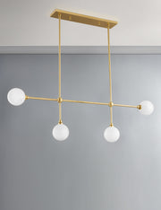 Helia Linear Chandelier - Dining Room Chandelier Fixture Modern Home