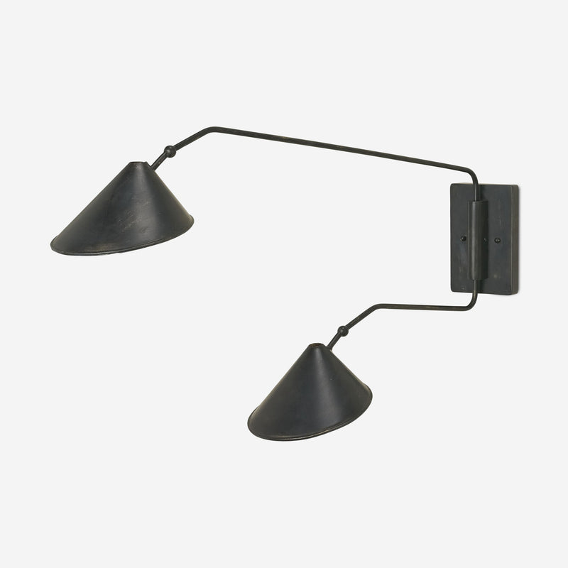Marca Adjustable Double Sconce - Wall Sconce Lighting for Bedrooms