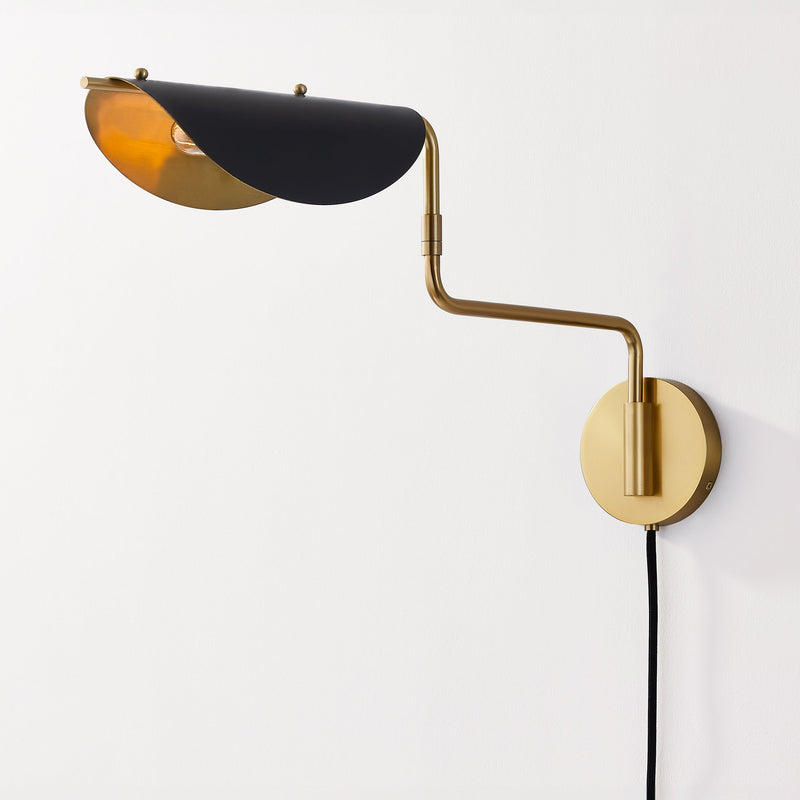 Eugene Plug-In Sconce - Wall Sconce Lighting for Bedrooms Fixture