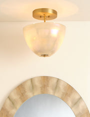Akari Semi-Flush Mount Light - Semi Flush Ceiling Light for Bedrooms