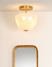 Akari Semi-Flush Mount Light - Semi Flush Ceiling Light for Bedrooms