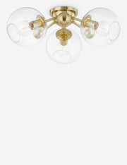 Crystal Semi-Flush Mount Light - Semi Flush Ceiling Light for Bedrooms