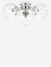 Crystal Semi-Flush Mount Light - Semi Flush Ceiling Light for Bedrooms