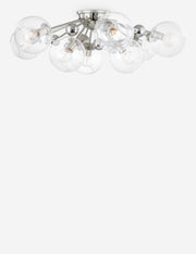 Crystal Semi-Flush Mount Light - Semi Flush Ceiling Light for Bedrooms