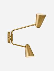 Mancini Double Sconce - Wall Sconce Lighting for Bedrooms Fixture