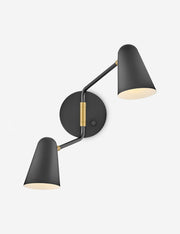 Mancini Double Sconce - Wall Sconce Lighting for Bedrooms Fixture