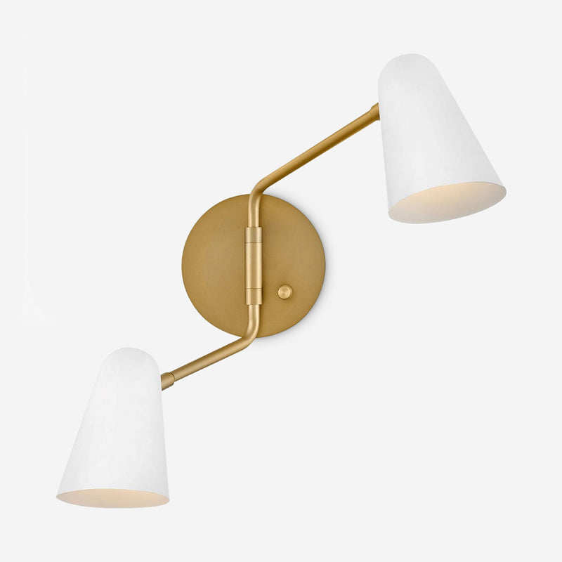 Mancini Double Sconce - Wall Sconce Lighting for Bedrooms Fixture