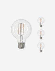 G25 LED Filament Bulb (Set of 4) - LED Light Bulb Set Energy Efficient