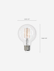 G25 LED Filament Bulb (Set of 4) - LED Light Bulb Set Energy Efficient