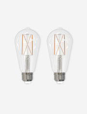 ST18 LED Filament Bulb (Set of 2) - LED Light Bulb Set | Home Lighting