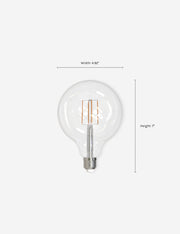 G40 LED Filament Bulb (Set of 2) - LED Light Bulb Set Energy Efficient
