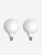 G40 LED Filament Bulb (Set of 2) - LED Light Bulb Set Energy Efficient
