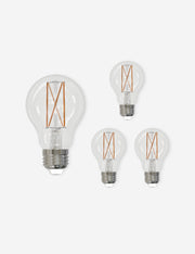 A19 LED Filament Bulb (Set of 4) - LED Light Bulb Set Energy Efficient