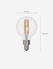 G16 LED Filament Bulb (Set of 4) - LED Light Bulb Set Energy Efficient