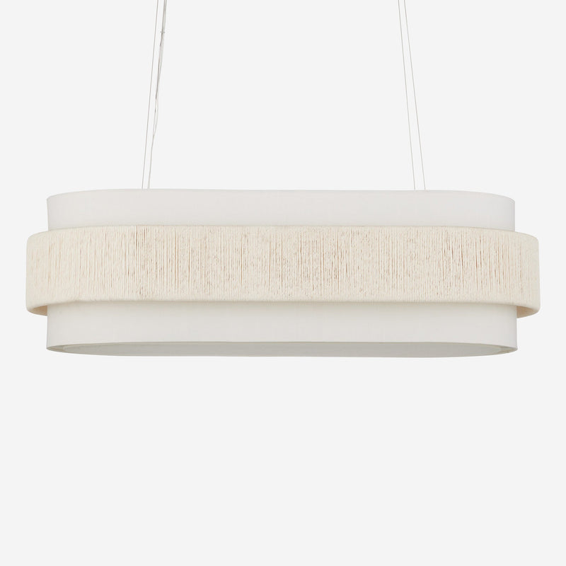 Kiri Oval Chandelier - Dining Room Chandelier Fixture for Dining Rooms