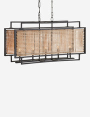 Brayson Linear Chandelier - Dining Room Chandelier Fixture Modern Home