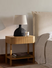 Yarrow Table Lamp - Designer Table Lamp for Nightstands Light