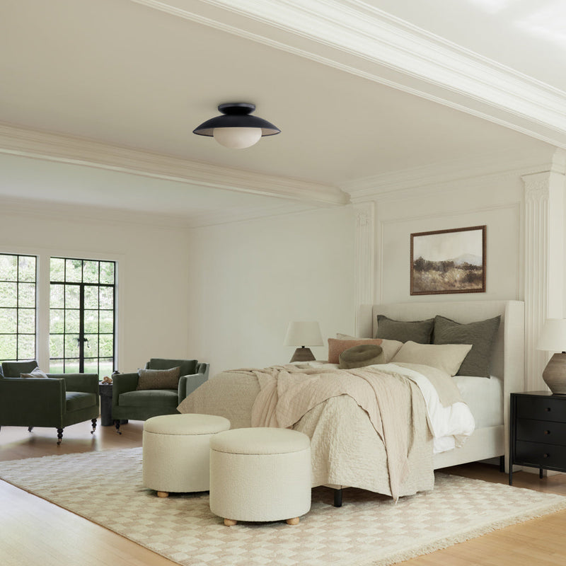 Quinn Semi-Flush Light - Semi Flush Ceiling Light for Bedrooms