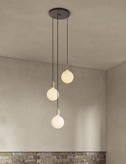 Triple Pendant Light with Sphere IV - Modern Ceiling Pendant Light