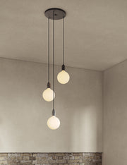 Triple Pendant Light with Sphere IV - Modern Ceiling Pendant Light