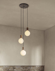 Triple Pendant Light with Sphere IV - Modern Ceiling Pendant Light