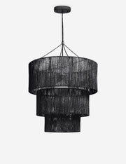 Chavette Chandelier, Black - Dining Room Chandelier Fixture Light