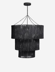 Chavette Chandelier, Black - Dining Room Chandelier Fixture Light