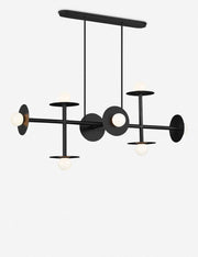 Nodes Large Linear Chandelier - Dining Room Chandelier Fixture