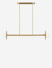 Nodes Medium Linear Chandelier - Dining Room Chandelier Fixture